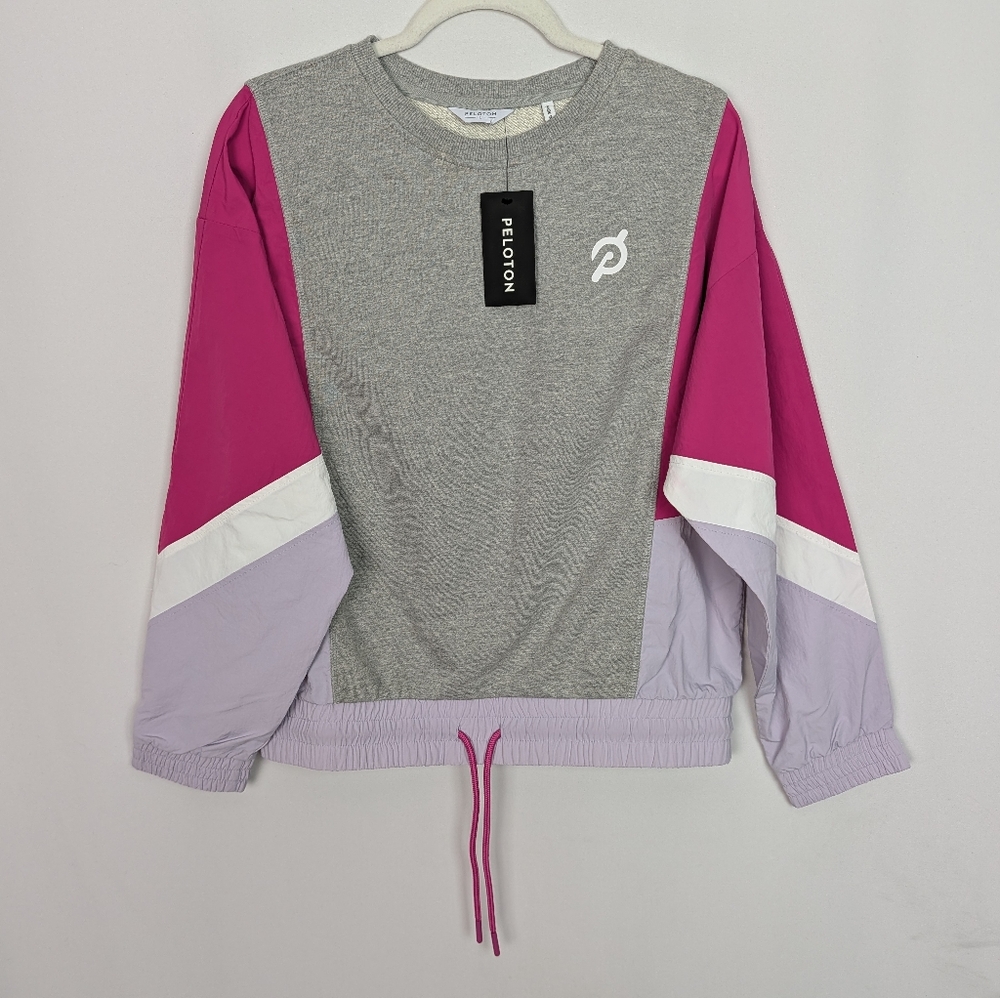 PELOTON Colorblock Pullover Sweatshirt